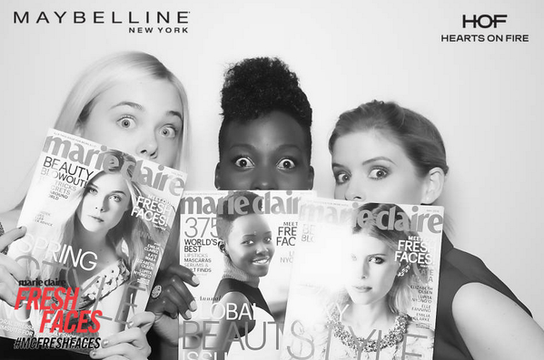 marieclaire's tweet photo. #ThrowBack to when this amazing photo was taken at our #FreshFaces event: http://t.co/F3RlvwY9rS #TBT #XOMC http://t.co/afiziMSBlM
