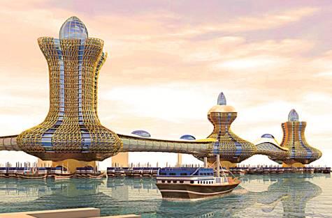 gulf_news's tweet image. See 'Aladdin City' - the next #DubaiCreek project. Full story: bit.ly/1hw7O7A