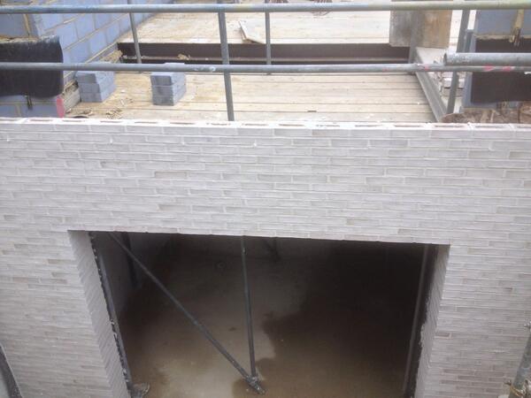 Brickwork started in Blackheath standard