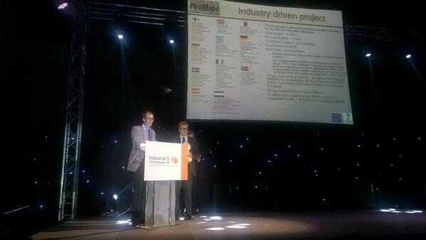 IndTech2014's tweet image. ProMine wins the Best Project Award for completed projects #indtech2014 Hyvää Suomi!!!!!