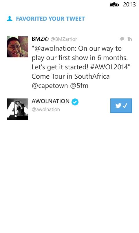 It's the little things that means alot. 🙌 @awolnation #AWOL2014