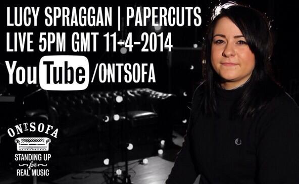 lspraggan's tweet photo. I've just seen the video! #PaperCutsOntSofa is gonna be here so soon! http://t.co/BPKKJujmje