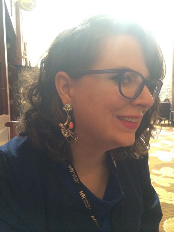 natalia13reagan's tweet photo. Interviewing the lovely @orangutanne for @BoasNetwork @PhysAnth #AAPA2014 #boasnetwork #monkeys http://t.co/lqFxarY376
