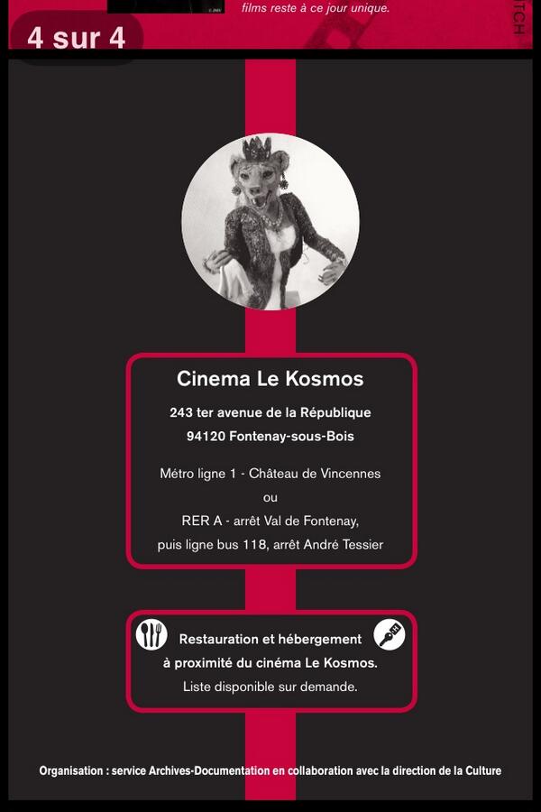 starewitchfsb's tweet photo. Cinéma le kosmos - Fontenay sous bois http://t.co/pxKbgfKoGA