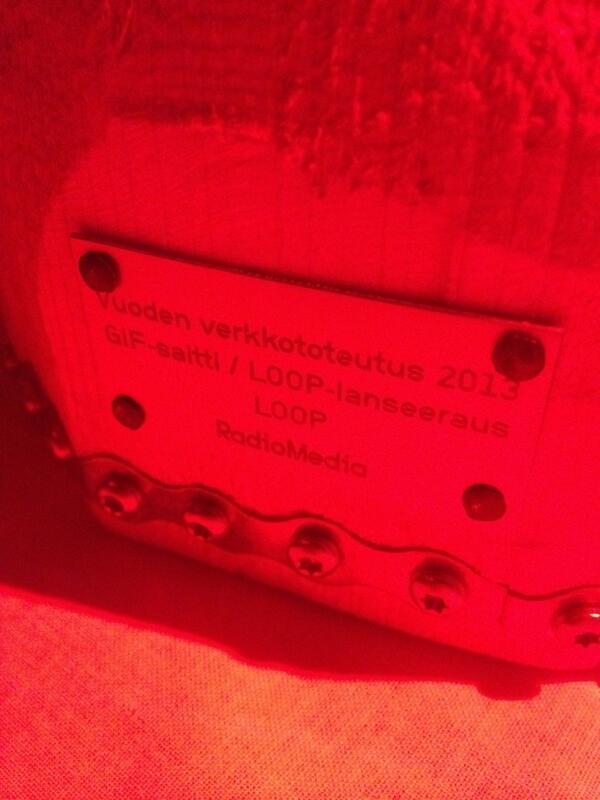 Paivi_K's tweet image. “@LoopSuomi: Iiiks!! Tämä jää sydämeen! Aivan mahtavaa!  #radiogaala #loopsuomi http://t.co/cPEnhthTAA” #NelonenMedia