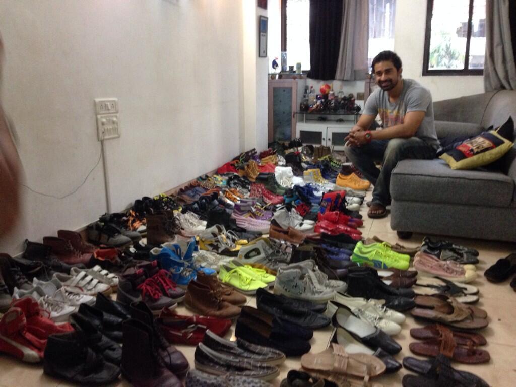 Roadies Revolution's 'Mahaguru' Rannvijay Singha has a fetish for sneakers;  look at his amazing collection - Times of India