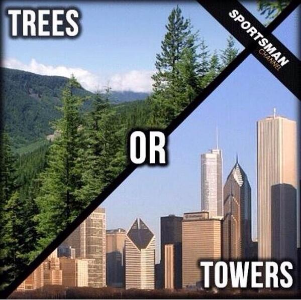 RednecksNews's tweet photo. RT for trees 
Unfollow for towers http://t.co/ly1uWgpuVy