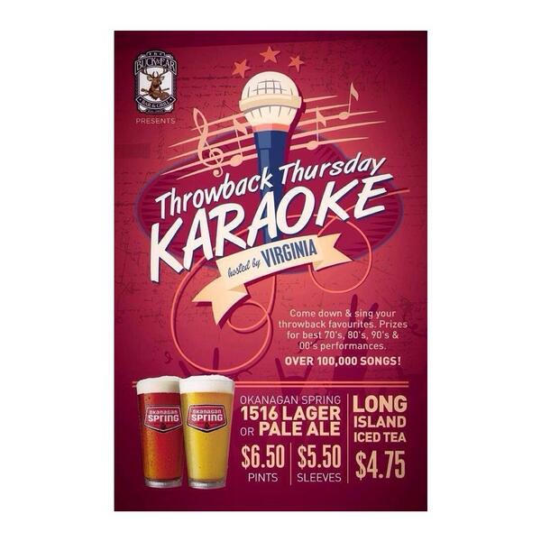 #throwbackthursday #Karaoke tonight 9-1am <a href="/buckear/">The Buck and Ear</a>! @LiveSteveston <a href="/STEVESTONMARKET/">Steveston Market</a> #Vancouver
