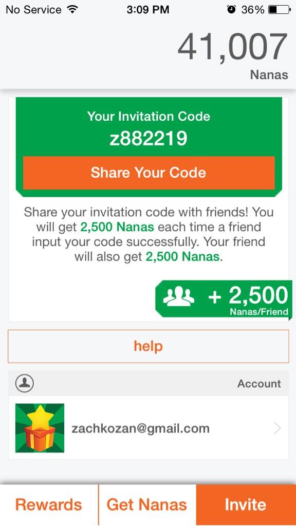Clash3604Fame's tweet photo. @AppNanaInvite http://t.co/5GDuKjzks9