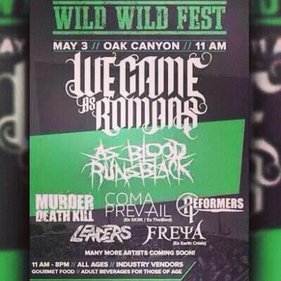 Our first big festival! Help us by coming out to support our dream! We'd love to see familiar faces in the crowd!