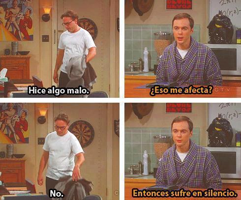 Entonces sufre en silencio...