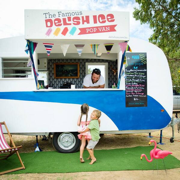 WestAustralia's tweet photo. Salted malted caramel pop, anyone? Try one for yourself from @DelishIce at @FoodTruckRumble on this Sunday #TasteWA http://t.co/U0VpHQp0n6