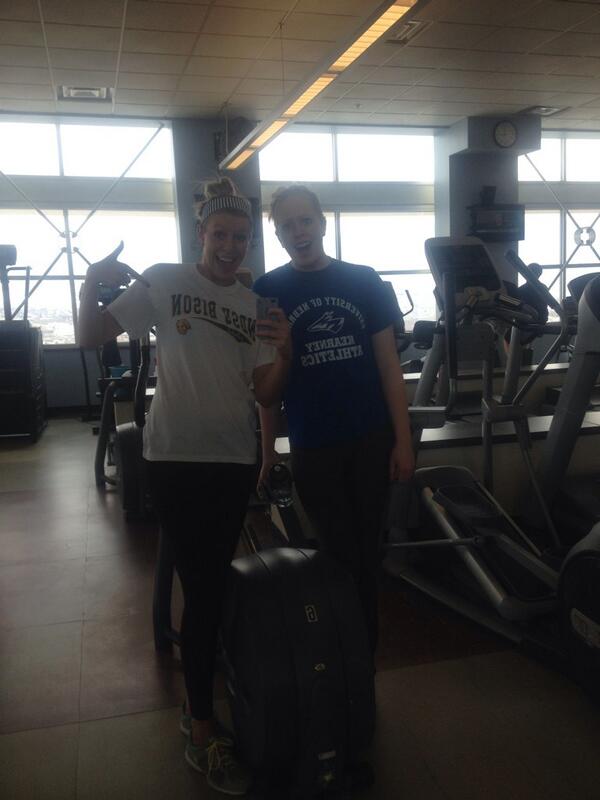 jordan_banich's tweet image. Love these 6pm workouts with my girl! #2weak #ndsu #unk #lololololol #jk #jokes #hadto #loveyouguys