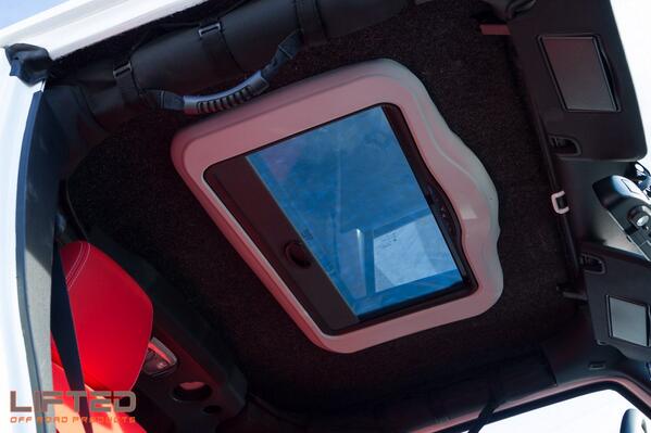 LiftedOffRoad's tweet photo. Introducing the Sunroof #Fastback top. What do you think? #lifted #offroad #jeep #wrangler http://t.co/93gKdYgG8l