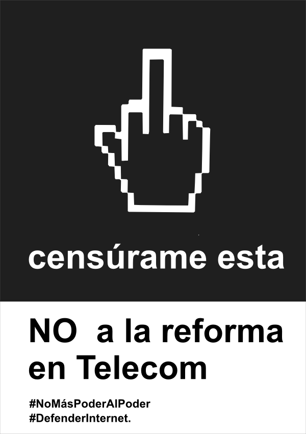 hackrancho's tweet image. Peña, censúrame esta #NomásPoderAlPoder #DefenderInternet #HackBlock