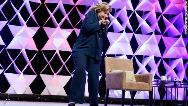 Woman throws shoe at Hillary Clinton during Las Vegas speech