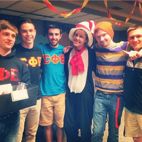 Brothers <a href="/JeffNieslawski/">Jeff Nieslawski</a> <a href="/khaptonstall/">Kelly Haptonstall </a> <a href="/PackAttackGD/">Ragin’Gagin’</a>, cole Downey, and Patrick Crawford at <a href="/ILAlphaPiPhi/">MC Pi Beta Phi</a> speed read