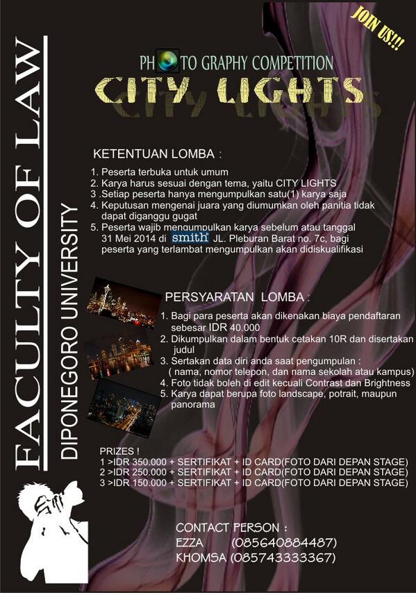 yuk @LAWFEST_2014: Yuk pada daftar yuks mentemen <a href="/sefephotography/">KomunitaSeFeP</a> <a href="/SemarangPhoto/">Semarang Fotografi</a> <a href="/Mata_SPC/">Mata Semarang</a> <a href="/kfsemarang/">kfsemarang.com</a> <a href="/prismaundip/">Prisma Undip</a>