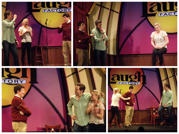 LaughFactoryCHI's tweet photo. Improv group, @312RRH, doing an improvisation of tonight's stand-up! #ChiLFLive #Standup #Improv #Comedy http://t.co/6dXwpPQT0k