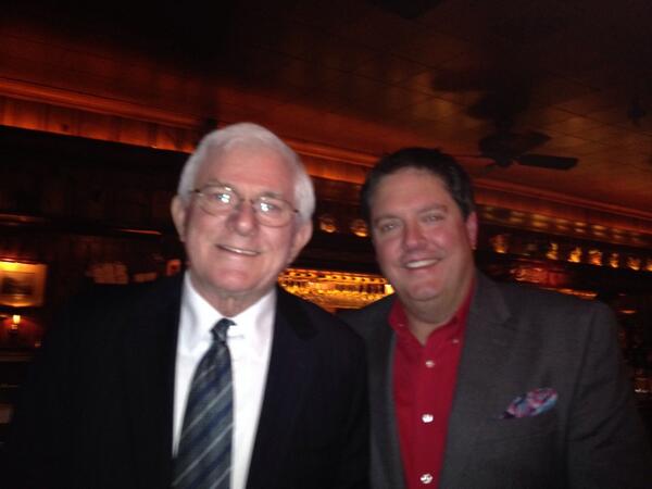 buchtvguy's tweet photo. Phil and Buch or Buch and Phil, depending on who's doing the posting. Lol #EBWW2014 http://t.co/fj4ze3KfpV