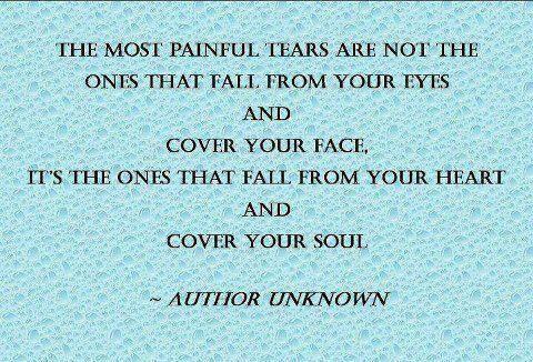 Do you smile on the outside whilst feeling like this on the inside? 
Why do we do that?  Please share............