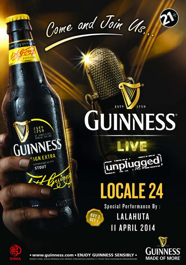 EXIT9_ID's tweet photo. Have not plan anything yet tonight? join us @localedinner to boost your night up with @GuinnessID promo n performance http://t.co/s06i2gOS3n