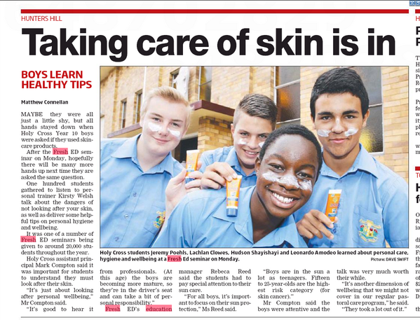 FreshEd2U's tweet image. Thanks to the @ndtimes for visiting @FreshEd2U presenting at @HolyCrossND #freshed #skincare #schools #edu