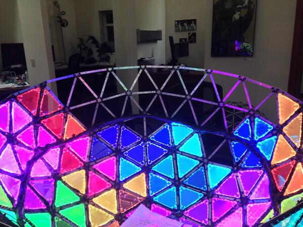 hypher's tweet photo. Just 29 panels to go for half the sphere! http://t.co/nDbFLf07SX
