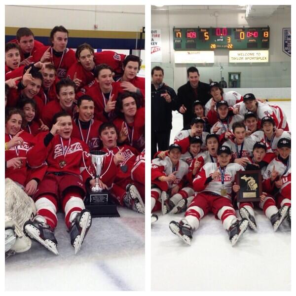 KHS_IceArena's tweet photo. Congrats BelleTire99AAA, Tier 1 Elite HockeyLeague and MichiganState CHAMPS @VanyaLodnia point leader of the season! http://t.co/qanyhxfKj2