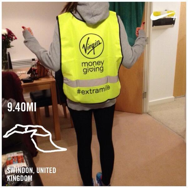 hollyz89's tweet photo. #extramile let's hope all the training gets me through #LondonMarathon http://t.co/JqxuyXPraI
