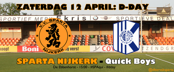 SfeervakSparta's tweet photo. Nog minder dan 30 uur! #dday #SPAqui http://t.co/qUejDqGsYE