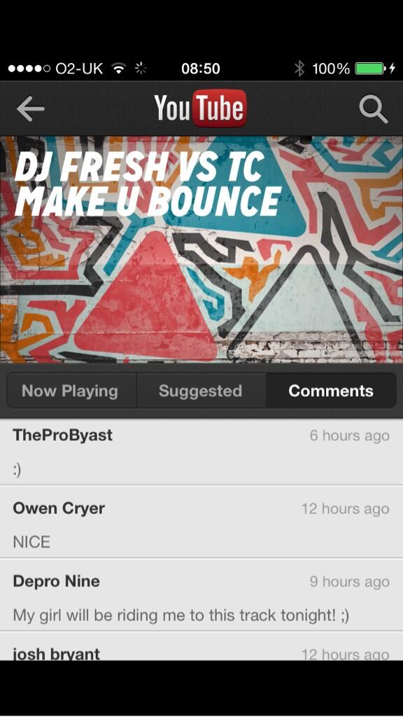 DJFreshUK's tweet photo. Good to see #makeyoubounce having a positive effect :P @TCDNB @LittleNikkiSays http://t.co/DPhjFKE0NK
