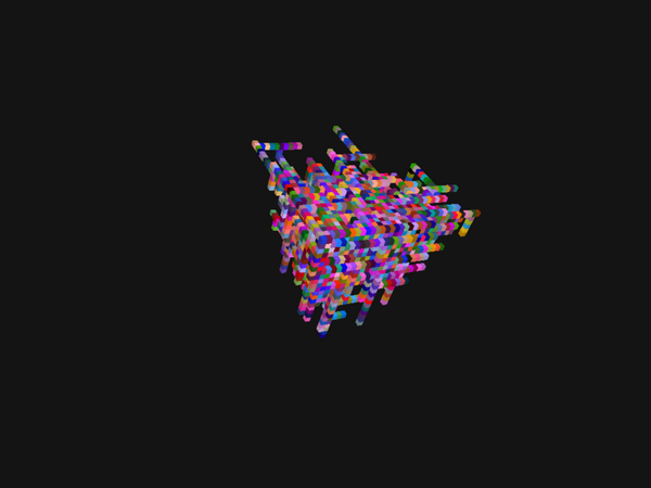 yskm_'s tweet photo. アプリの作成中に意図せずおしゃれなグラフィックができた http://t.co/Rh3yxBRm9W