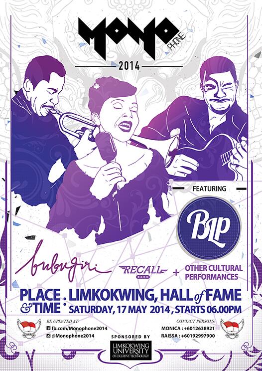 themonophone's tweet image. Enjoy JAZZ? Meet the best!

#Monophone2014 | 17 May

FEATURING:
- @BLPofficial
- @bubugiri 
- @RecallOfficial7