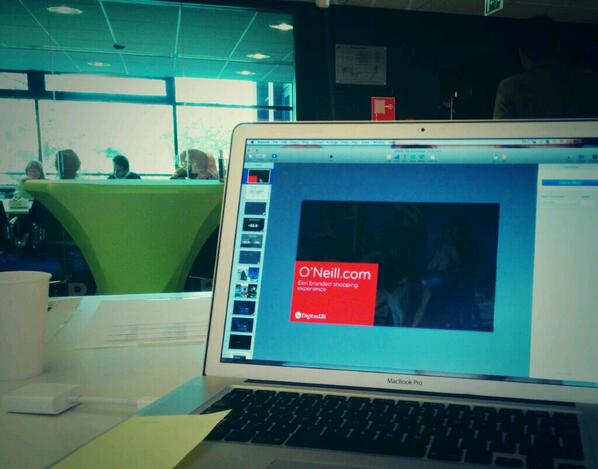 Straks op voor #DIA14 Award met #ONeill met onze global brandend shopping experience #digitaslbi