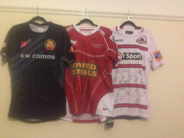 SimplyEvents14's tweet image. Raising money for @sportingblues1 (DPSRFC) and @MarjonRugby by auctioning signed shirts @ U9s Fest on Sunday