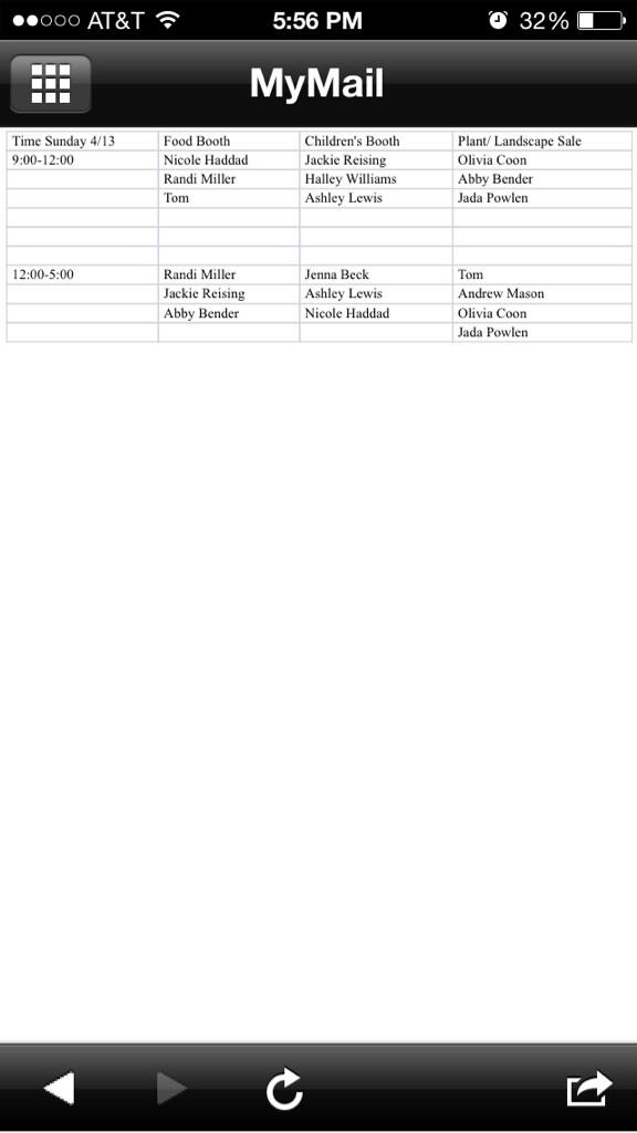 PurdueHortClub's tweet photo. The work schedule for this weekend http://t.co/MbrxUcdDOc