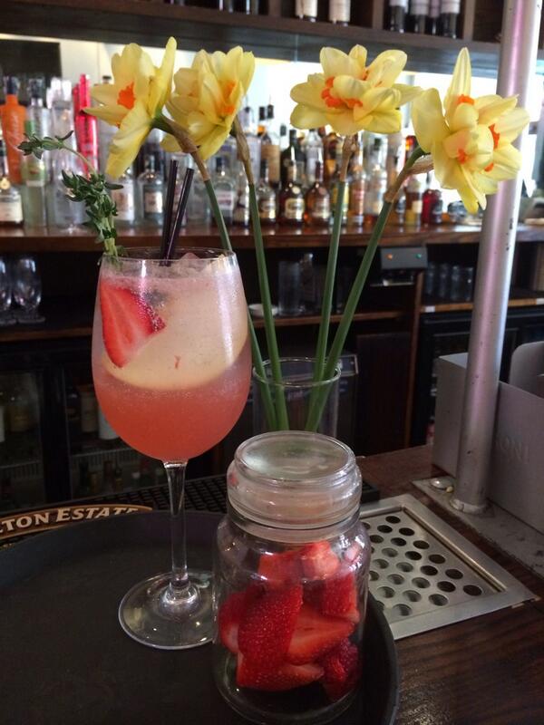 ☀️ Our cocktail of the week - sweet melon, strawberry &amp; thyme sangria! Enjoy in a glass or pitcher <a href="/Brillbrighton/">Brilliant Brighton</a>