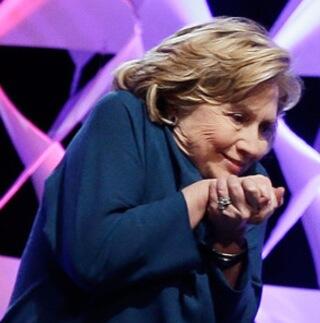 littlebytesnews's tweet photo. "@SaintRPh: "Nasty Republicanss, trying to steal our precious! 2016 is mine. My precious" http://t.co/MnoO5Krk2u" //she's creepy