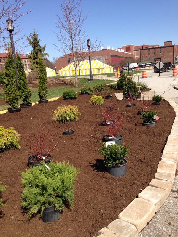 PurdueHortClub's tweet photo. The finished landscape http://t.co/a6BwA1KHDJ