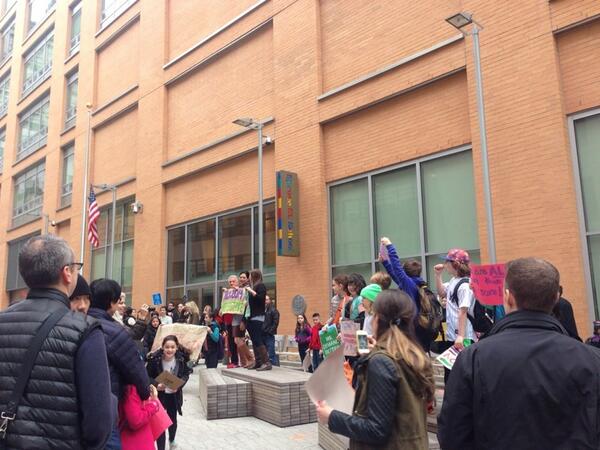 rullifrancesco's tweet image. #moreteaching #lesstesting protest @sprucestreetschool