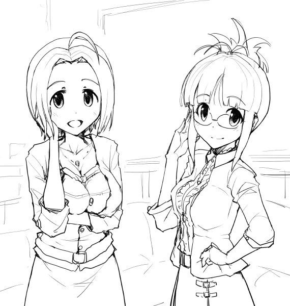 りっちゃんとあずささん練習 