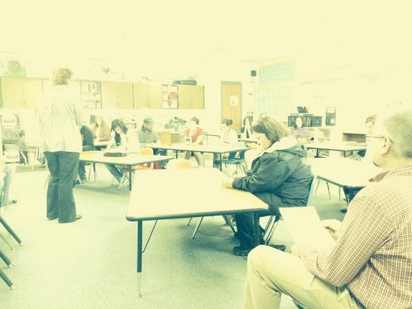 SuptHuff's tweet photo. Kindergarten Round Up at Wood River Elementary #NervousParents http://t.co/Dla1wfBxZh