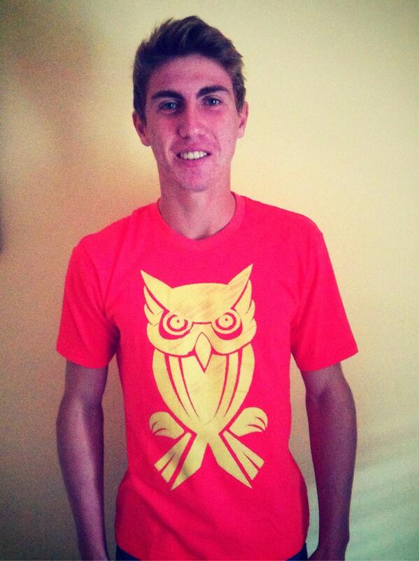 Awake_Ind's tweet photo. Maico con su remera #Awake ! @MaicoCasella1 http://t.co/K2XD55SfVI
