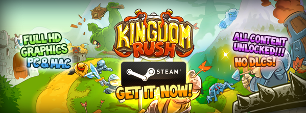 ironhidegames's tweet photo. It's #FunFriday at our studio! Would love to play #KingdomRush on #Steam? Give us a RT for the chance to win a key! http://t.co/L8uGJjsxae