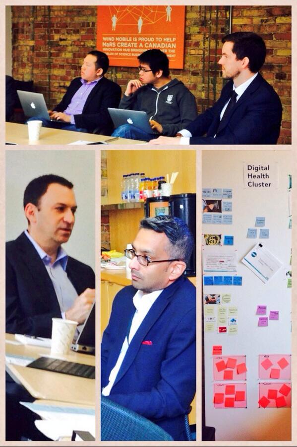Soniasayswhat's tweet photo. How-To on selling Cdn #digitalhealth in US with @harrygreenspun &amp; @pdwivedi. Cc @SeamlessmHealth @GestSure @MaRSDD http://t.co/PjGff0S8Sv