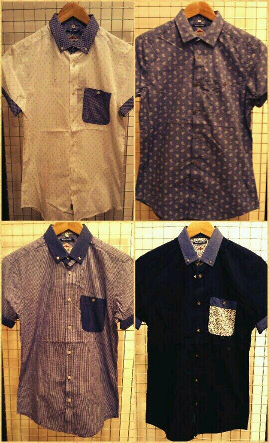 New spring summer short sleeve shirts