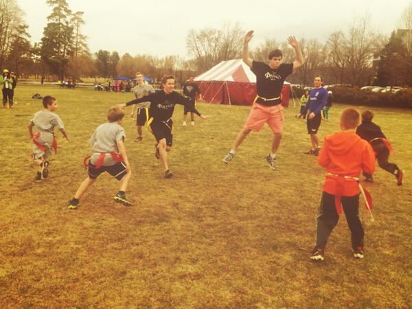 PhiDeltColgate's tweet photo. @GammaPhiColgate @colgateuniv Crecent Classic 5v5 flag football vs Hamilton Central School http://t.co/C2A4GmTEzO