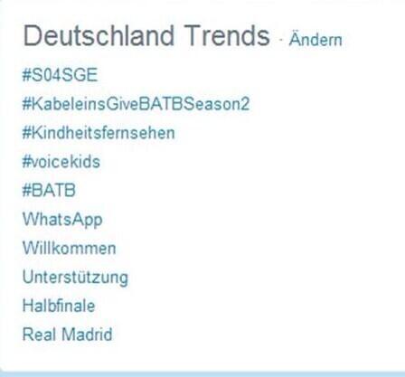 Traveller395's tweet photo. Trending at no. 1 in Germany!  #KabeleinsGiveBatBSeason2 @AustinBasis @kabel_eins @sixxTV @CW_network @CBSTVStudios http://t.co/hPJaDOed3i