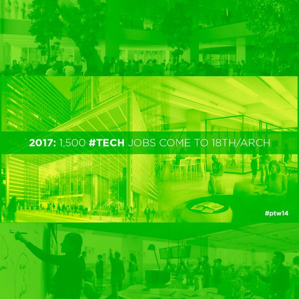 comcastcareers's tweet photo. 1.5K jobs coming to @Comcast's Innovation + Technology Center opening in 2017 >> http://t.co/l3BxM8iNkY #ptw14 http://t.co/jKWqF9qoNg